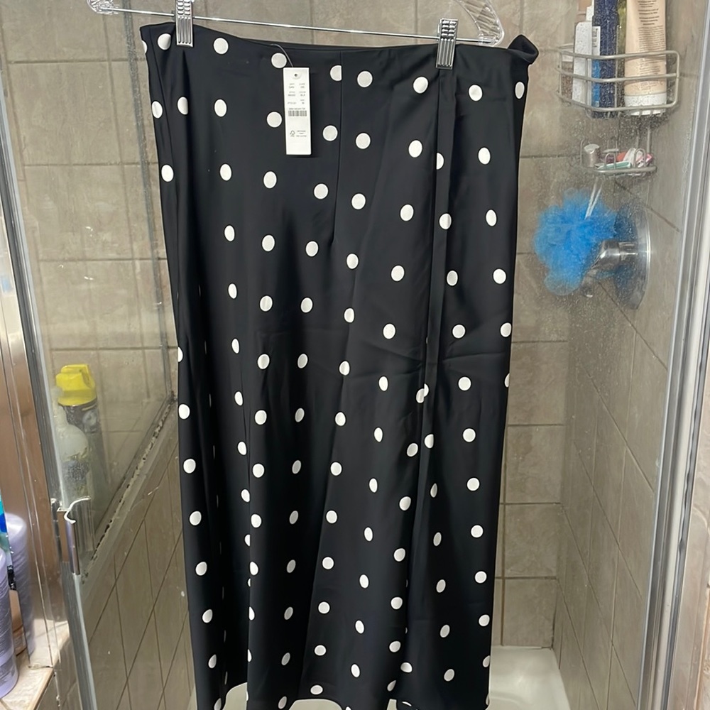 JCREW black and white skirt